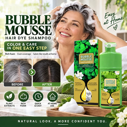 🌿💇‍♀️500ML Long-Lasting Plant-Based Foam Hair Dye