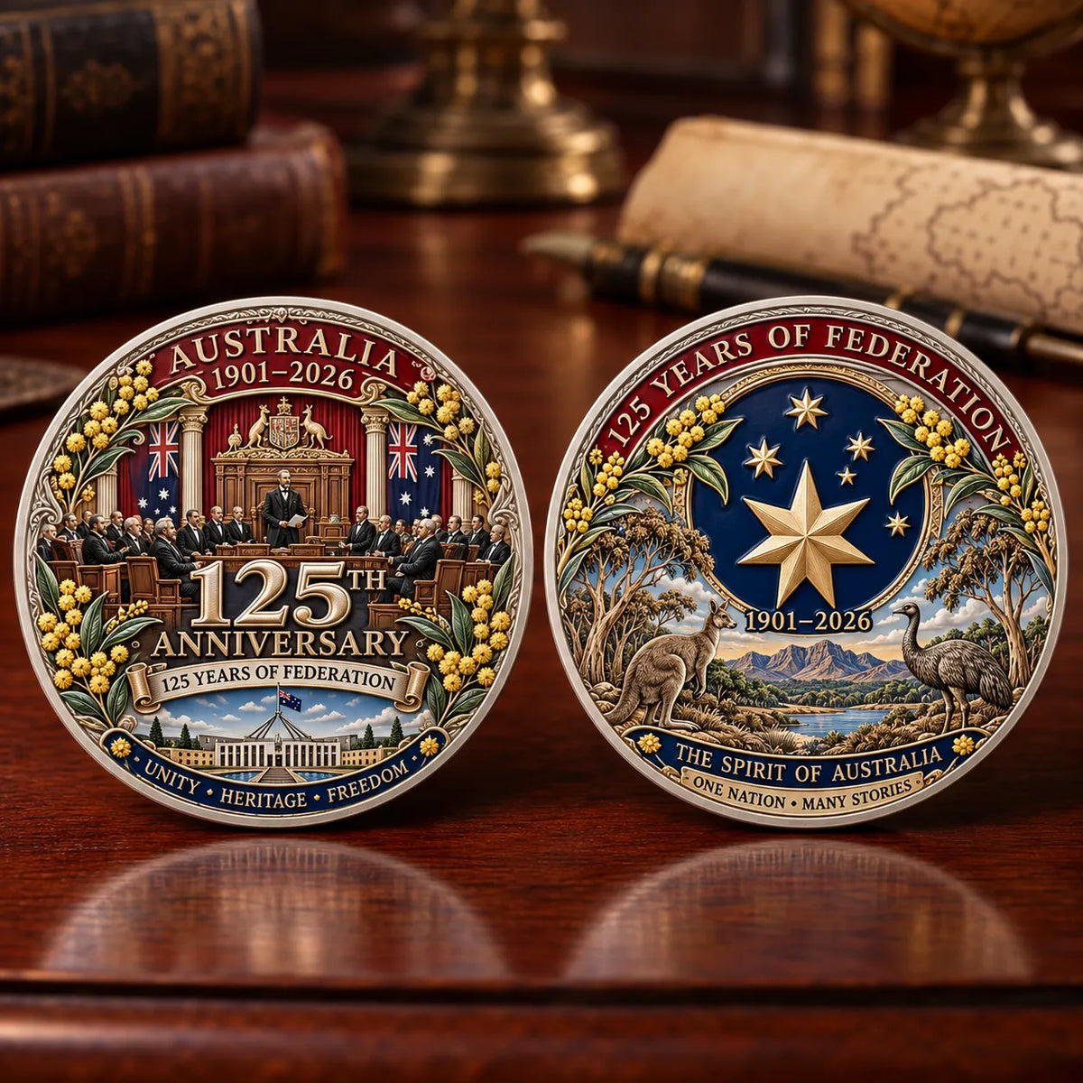🦘Australia 125th Anniversary 1901-2026  Commemorative Badge