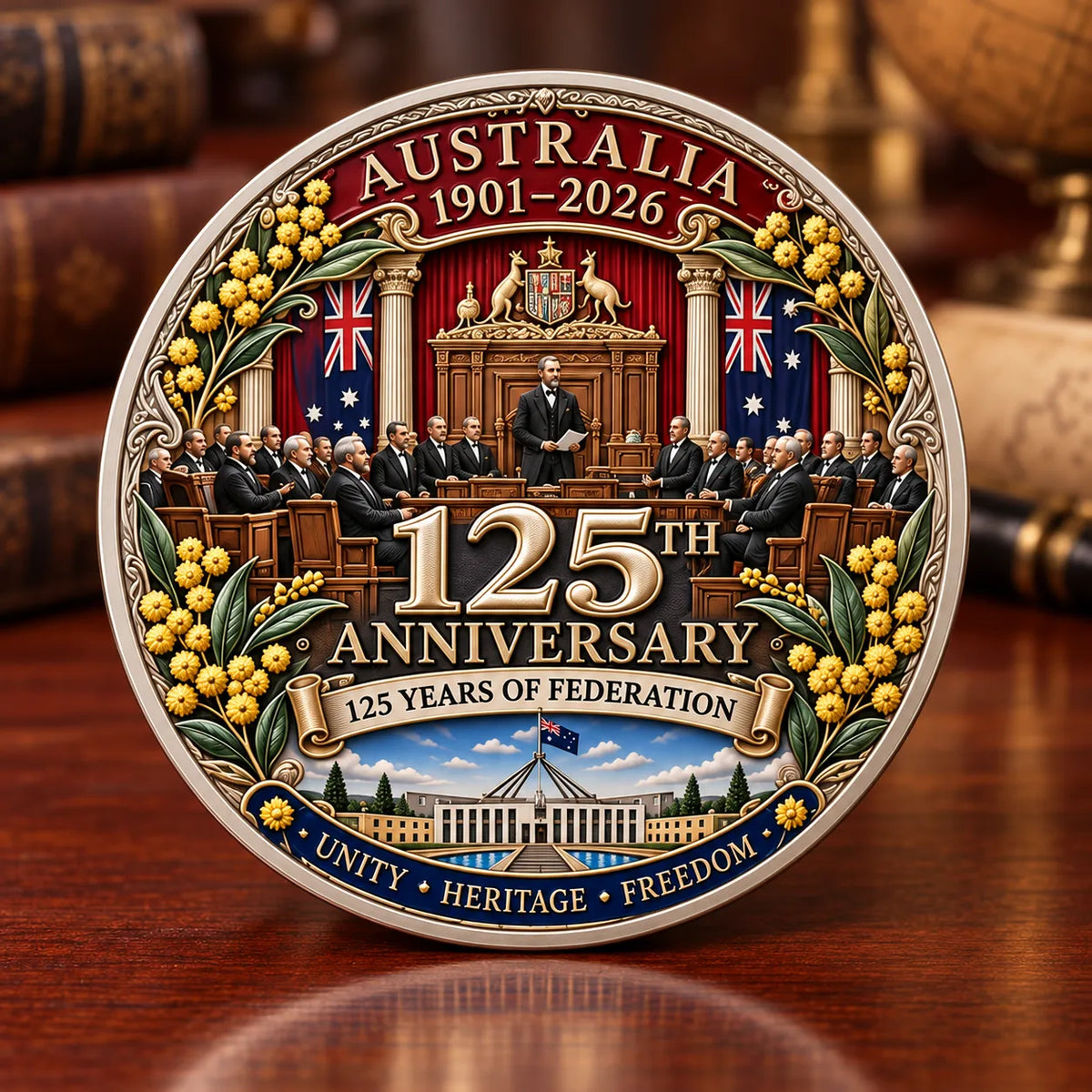 🦘Australia 125th Anniversary 1901-2026  Commemorative Badge
