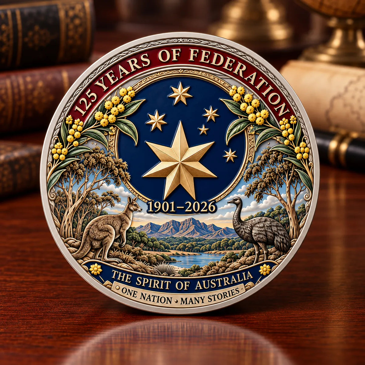 🦘Australia 125th Anniversary 1901-2026  Commemorative Badge