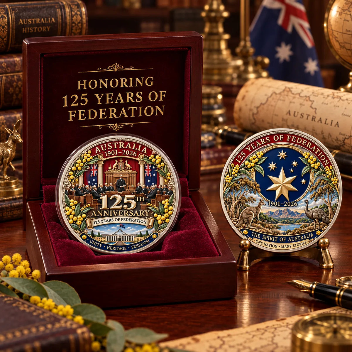 🦘Australia 125th Anniversary 1901-2026  Commemorative Badge