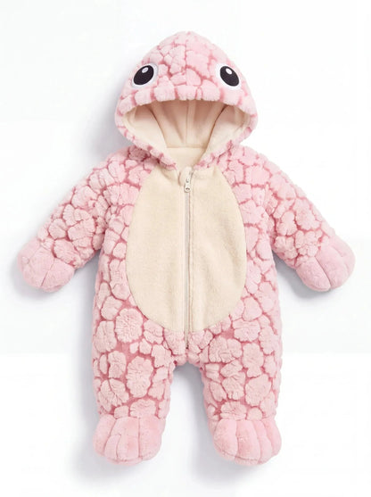 🐢 Ultra-Soft Baby Turtle Onesie – Cozy & Warm, Skin-Friendly Plush, Easy-Zip Diaper Changes & Adorable 3D Shell Design