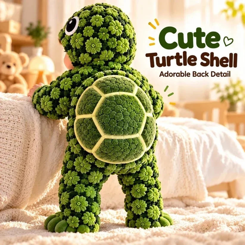 🐢 Ultra-Soft Baby Turtle Onesie – Cozy & Warm, Skin-Friendly Plush, Easy-Zip Diaper Changes & Adorable 3D Shell Design