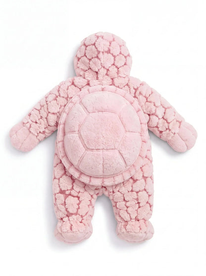 🐢 Ultra-Soft Baby Turtle Onesie – Cozy & Warm, Skin-Friendly Plush, Easy-Zip Diaper Changes & Adorable 3D Shell Design