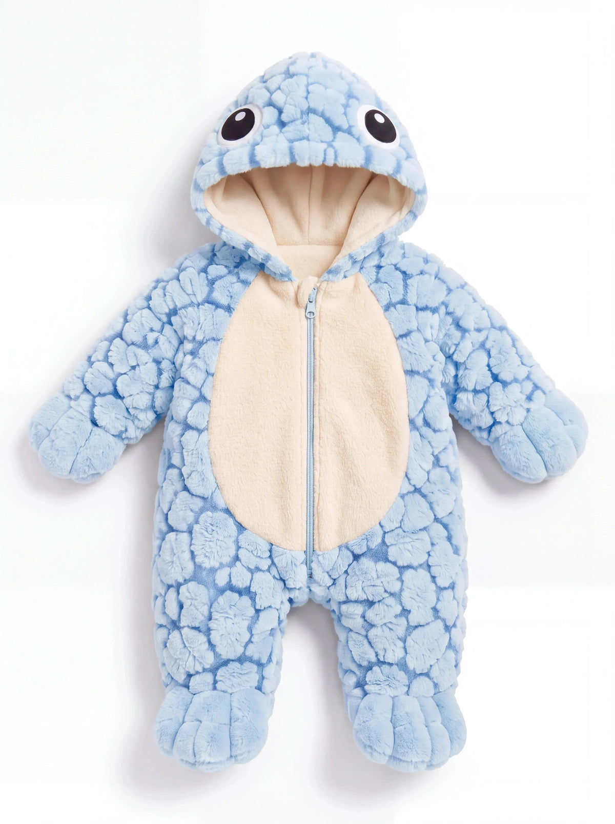🐢 Ultra-Soft Baby Turtle Onesie – Cozy & Warm, Skin-Friendly Plush, Easy-Zip Diaper Changes & Adorable 3D Shell Design