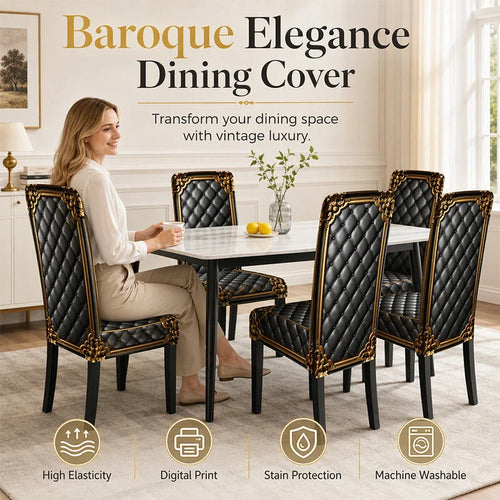 📢📢BUY 5 GET 5 FREE  !! ⏰ Washable Stretch Chair Cover – Snug fit, durable & easy‑clean ✨