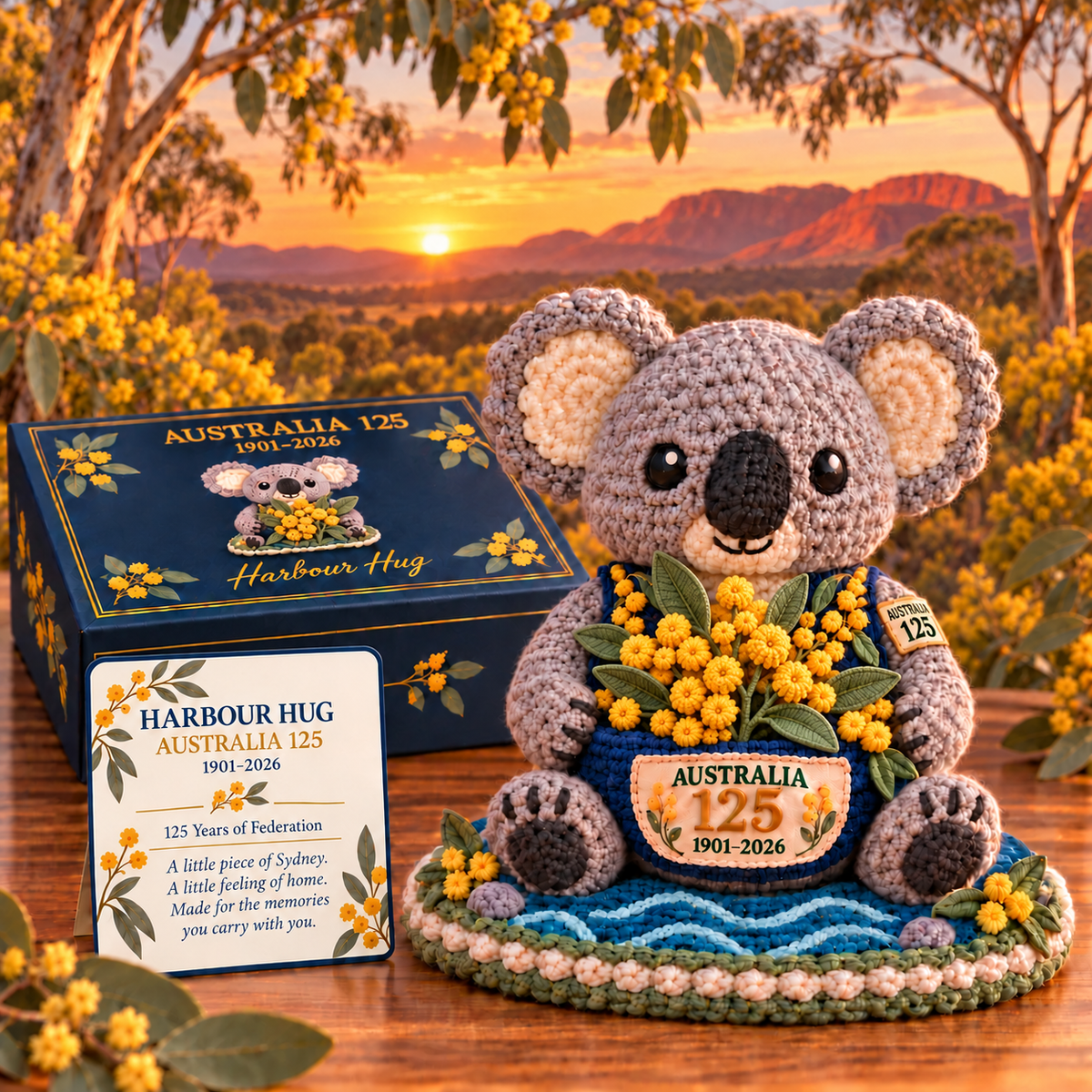 🐨🦘🇦🇺 Australia 125th Anniversary1901-2026 Crochet Keepsake | Intricate 3D Crochet Work 🎁