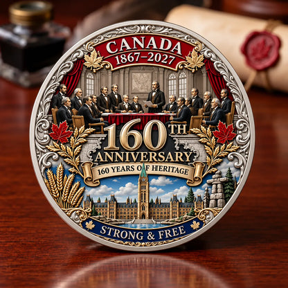 🍁Canada 160th Anniversary 1867-2027 Commemorative badge