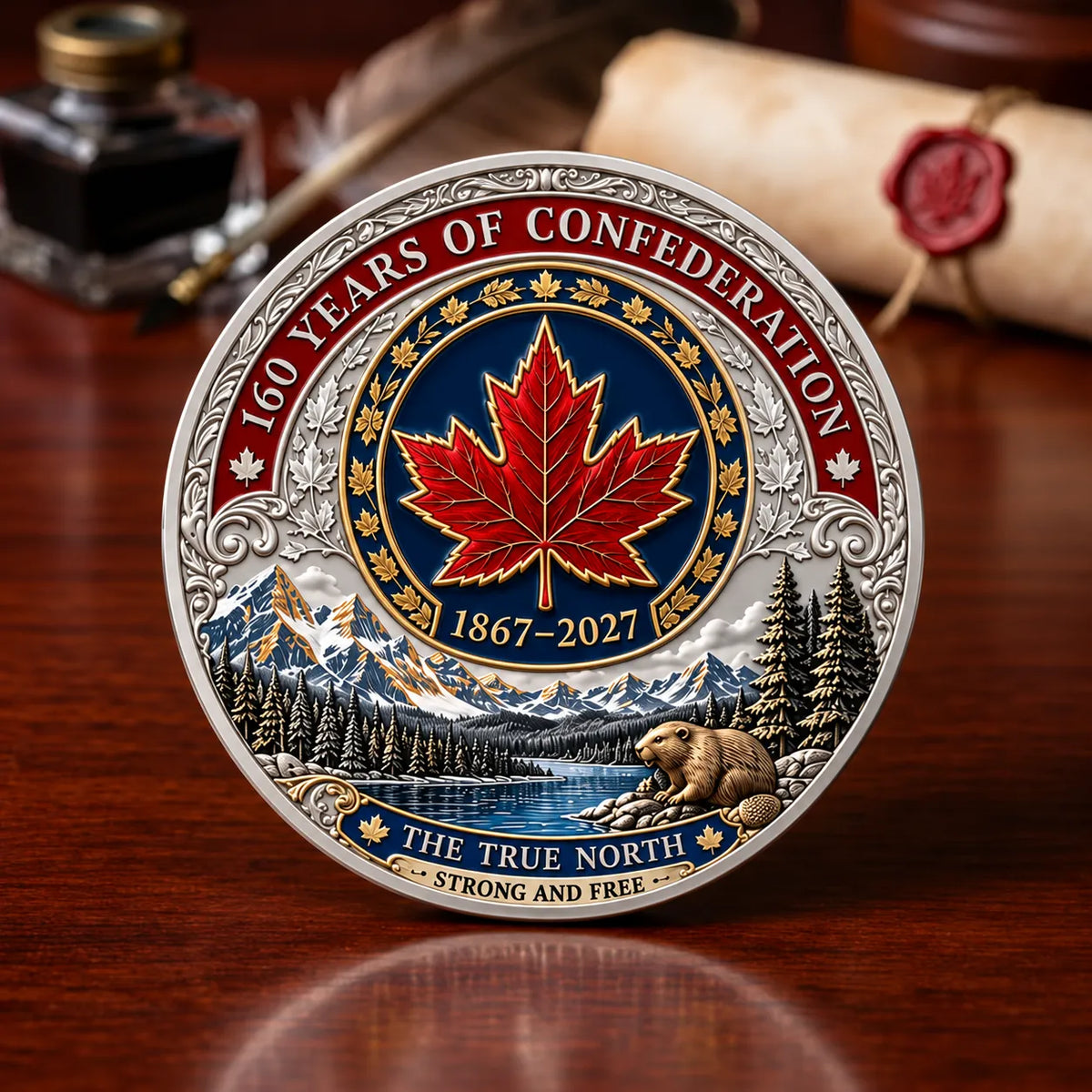 🍁Canada 160th Anniversary 1867-2027 Commemorative badge