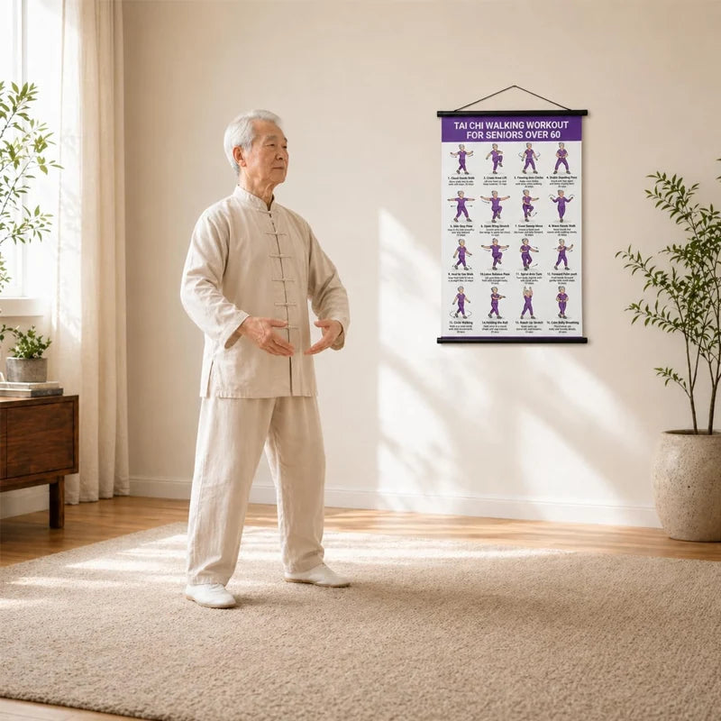 🧘 Tai Chi Workout Poster for Seniors ✨