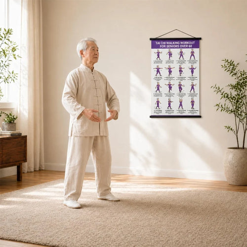 🧘 Tai Chi Workout Poster for Seniors ✨