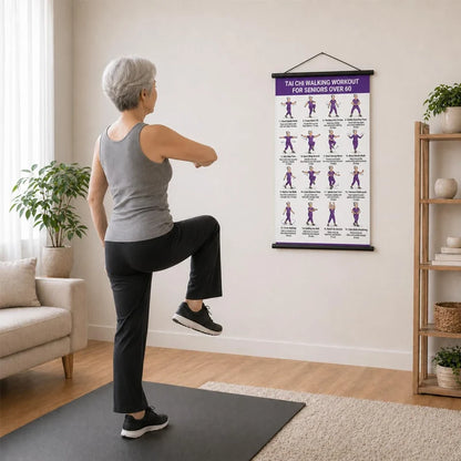 🧘 Tai Chi Workout Poster for Seniors ✨
