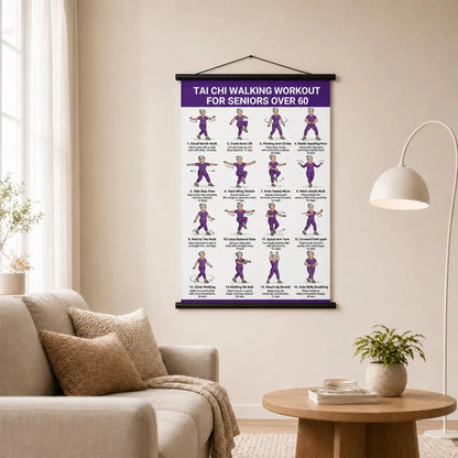 🧘 Tai Chi Workout Poster for Seniors ✨