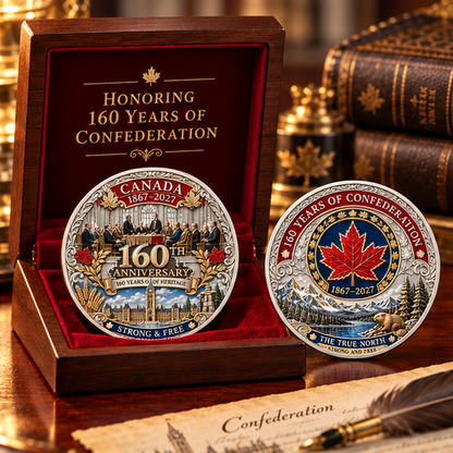🍁Canada 160th Anniversary 1867-2027 Commemorative badge