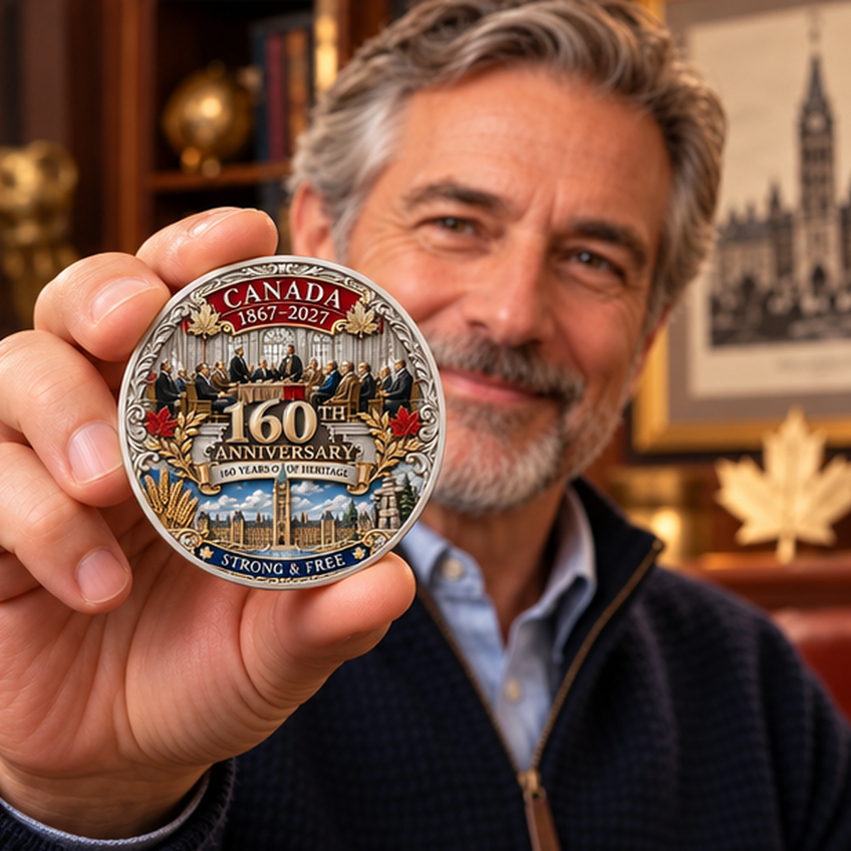 🍁Canada 160th Anniversary 1867-2027 Commemorative badge