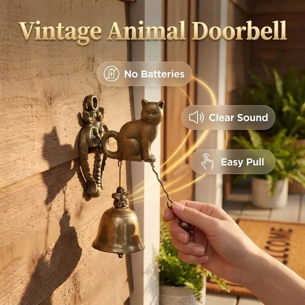Vintage Animal Wall Doorbell🔔🏡