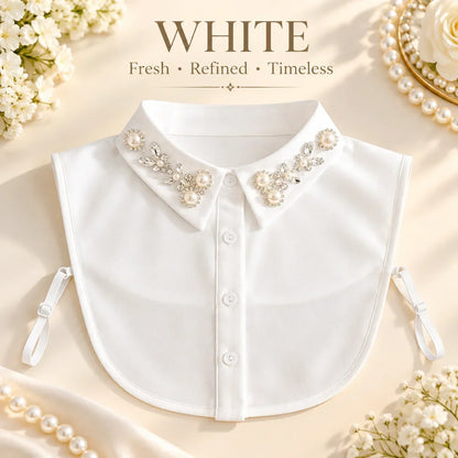 🎉✨ Jeweled Detachable Collar-Instant Elegance & Effortless Layering