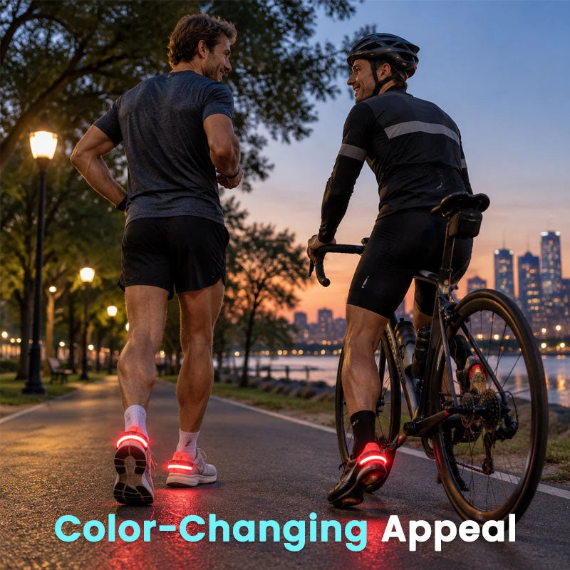 ✨ LED Heel Lights for Shoes – Colorful Glow & Nighttime Visibility