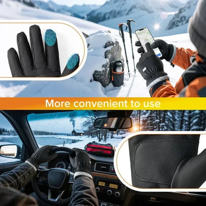 🖤🧤 Lined Winter Gloves — Cozy Warmth for Cold Days