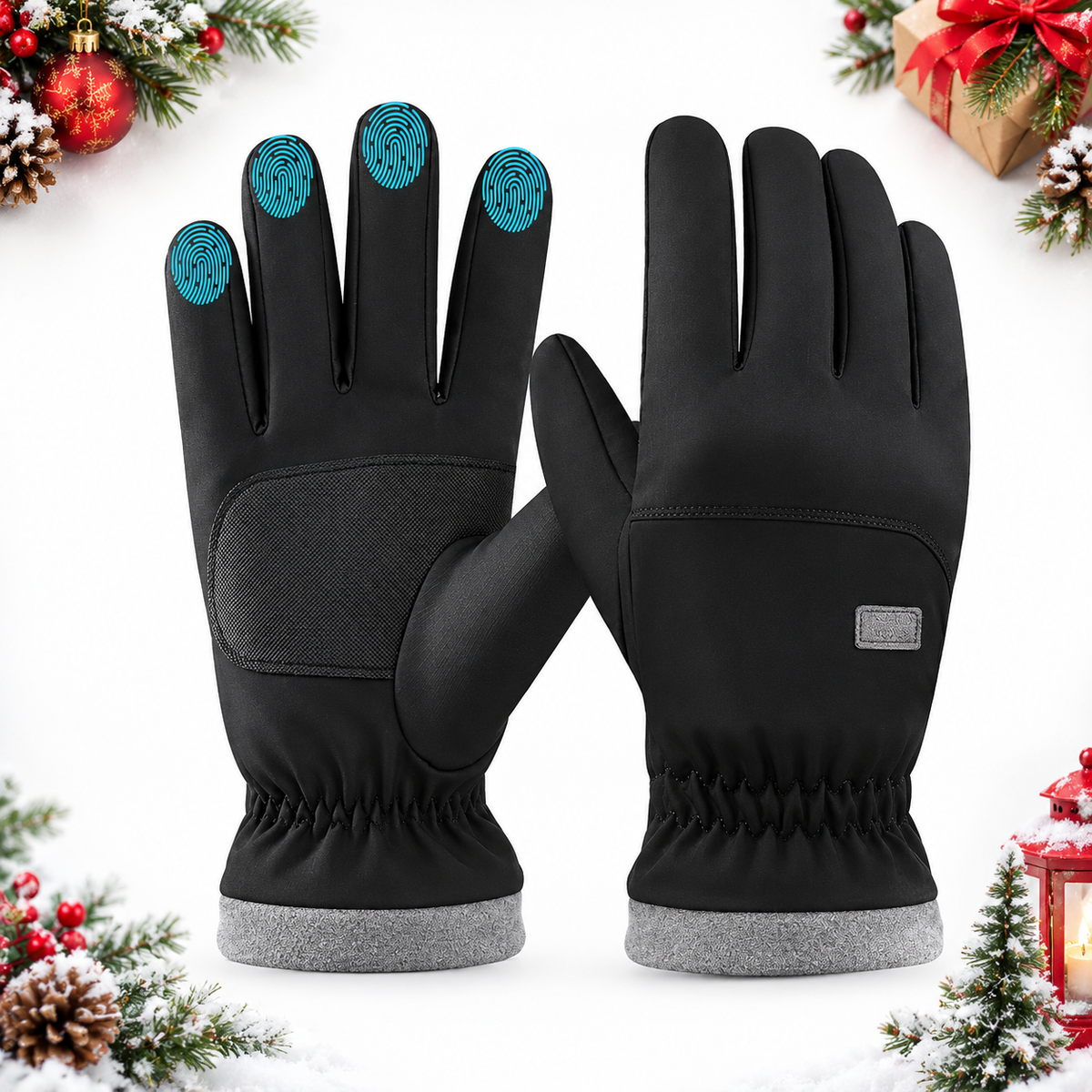 🖤🧤 Lined Winter Gloves — Cozy Warmth for Cold Days