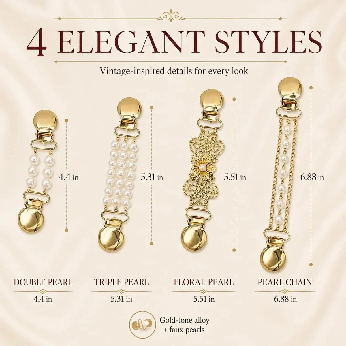 📿Multi-use Waist Cinch Clip | Cardigan & Shawl Clothing Fastener💎