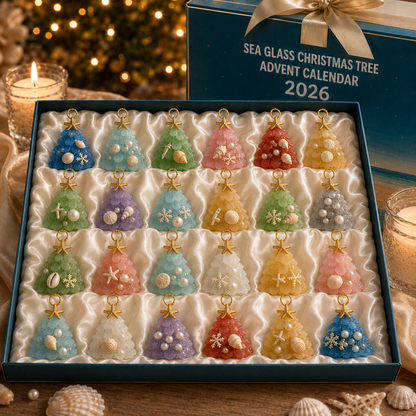 🌊 Mystery Coastal Christmas Tree Advent Calendar– A Magical Surprise in Every Box 🎄✨