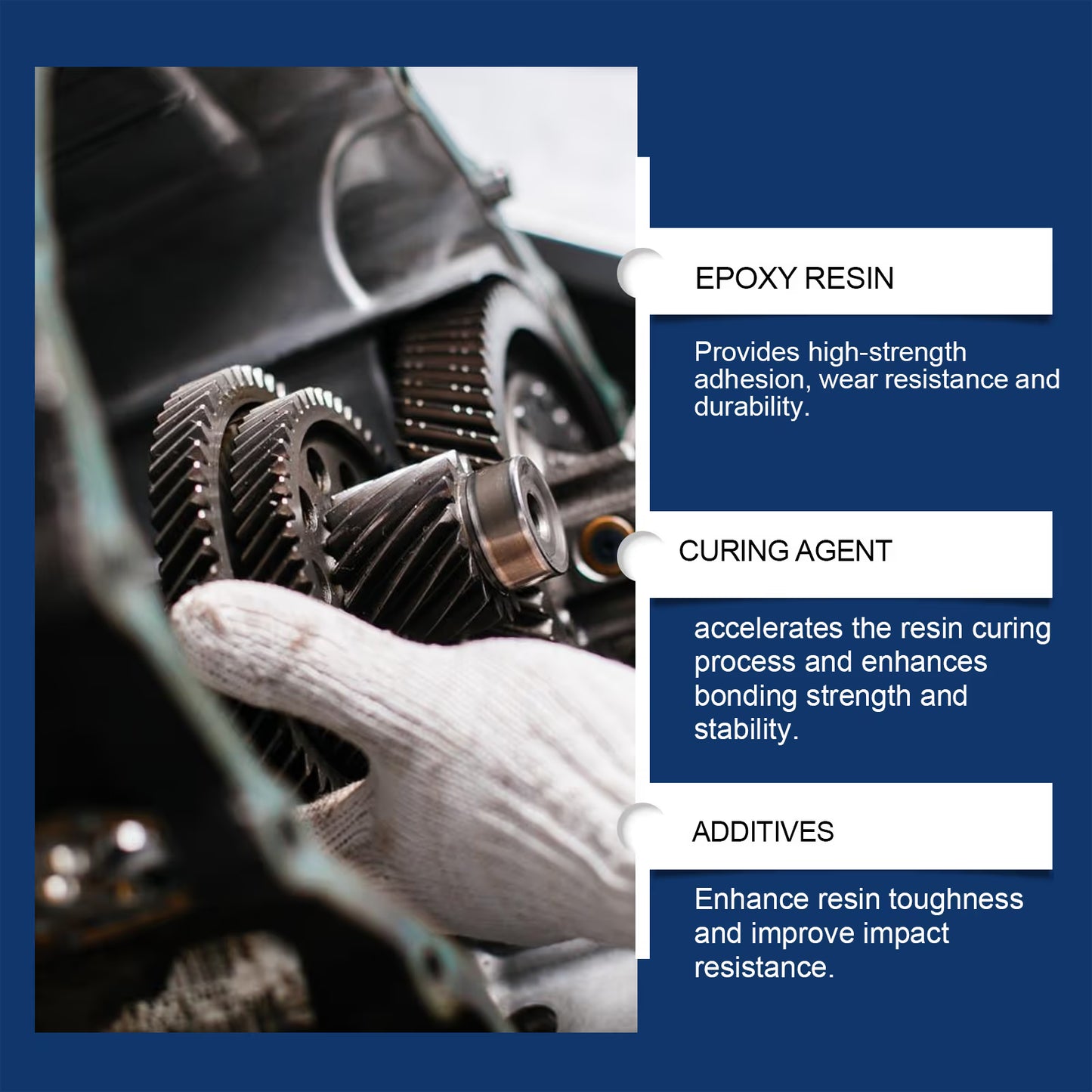Waterproof & High-Temperature Resistant Metal Repair Adhesive