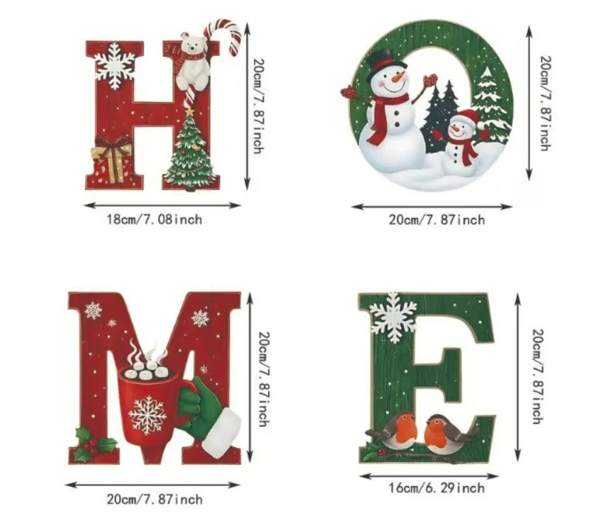 Heritage Holiday HOME Sign