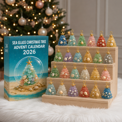 🌊 Mystery Coastal Christmas Tree Advent Calendar– A Magical Surprise in Every Box 🎄✨
