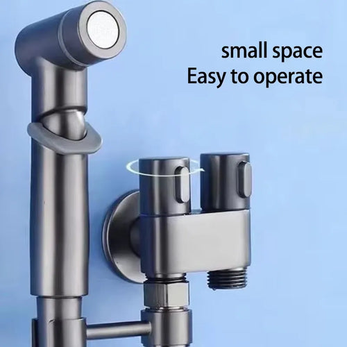 🔥Last Day49% OFF🔥 1-In-2-Handheld Out Dual Control Valve Bidet Sprayer for Toilet