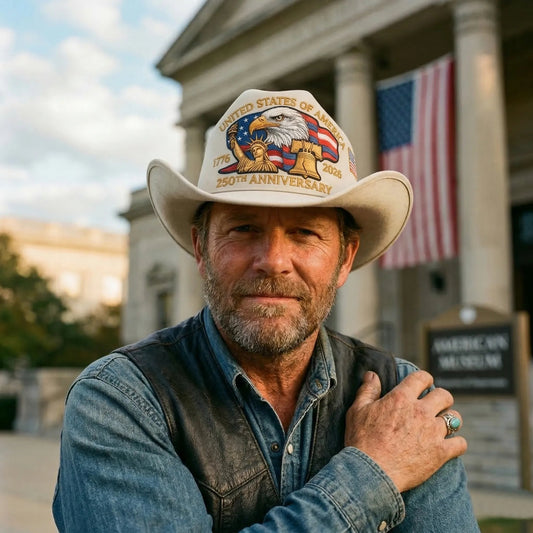 ⚡️Last Day 50% OFF - 250 Years Later — Still Standing Patriotic Cowboy Hat