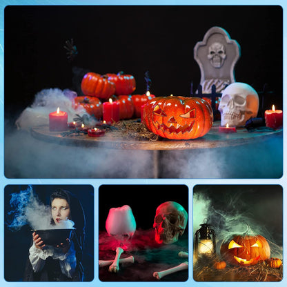 ⚡ 12-LED Ultrasonic Mist Maker Fogger – Creates cool mist & colourful light – Perfect for humidifiers, fountains or Halloween decor – runs quietly in water 💧✨