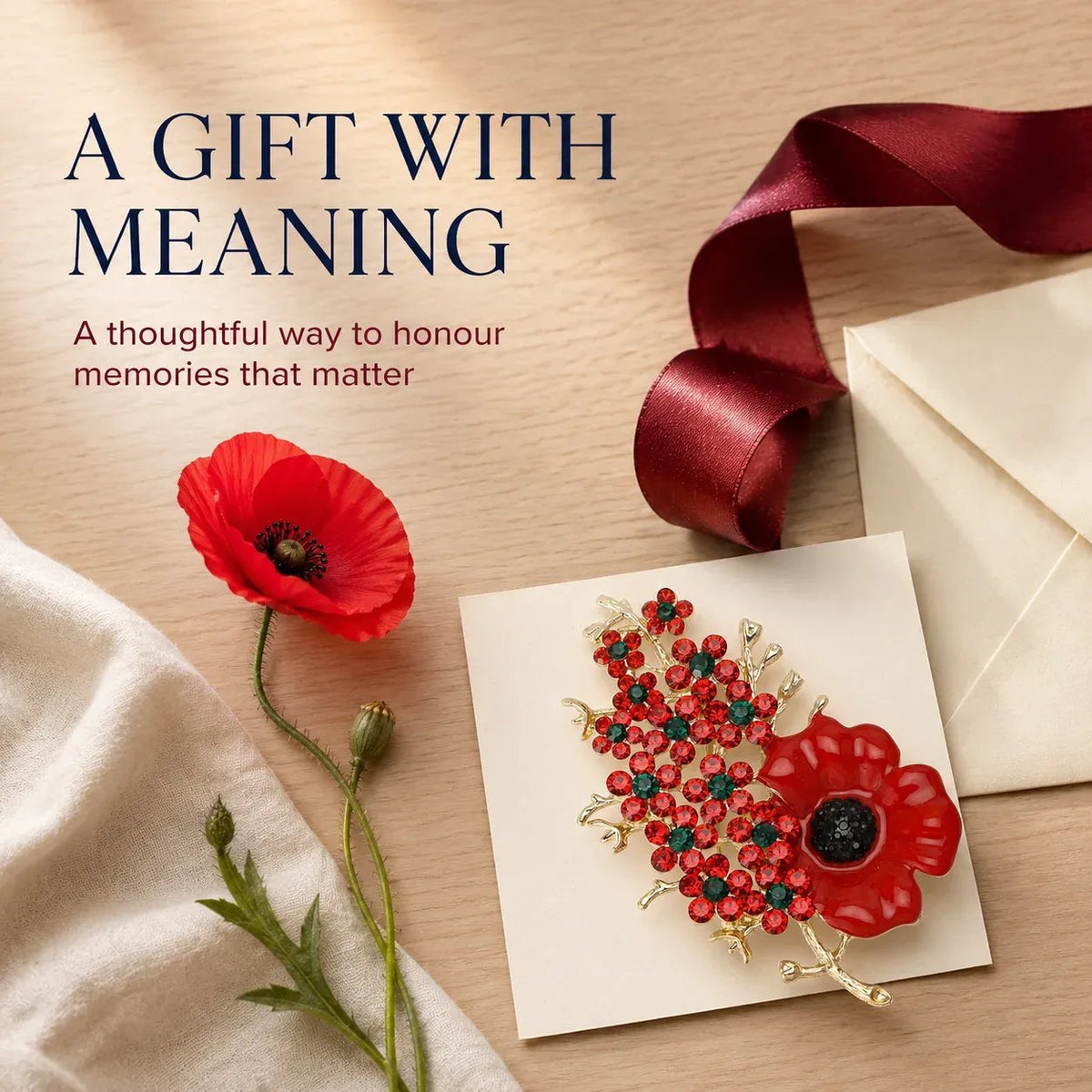 🌺1945-2026 “Never Forgotten” Victory Blossom [81th Anniversary Keepsake]