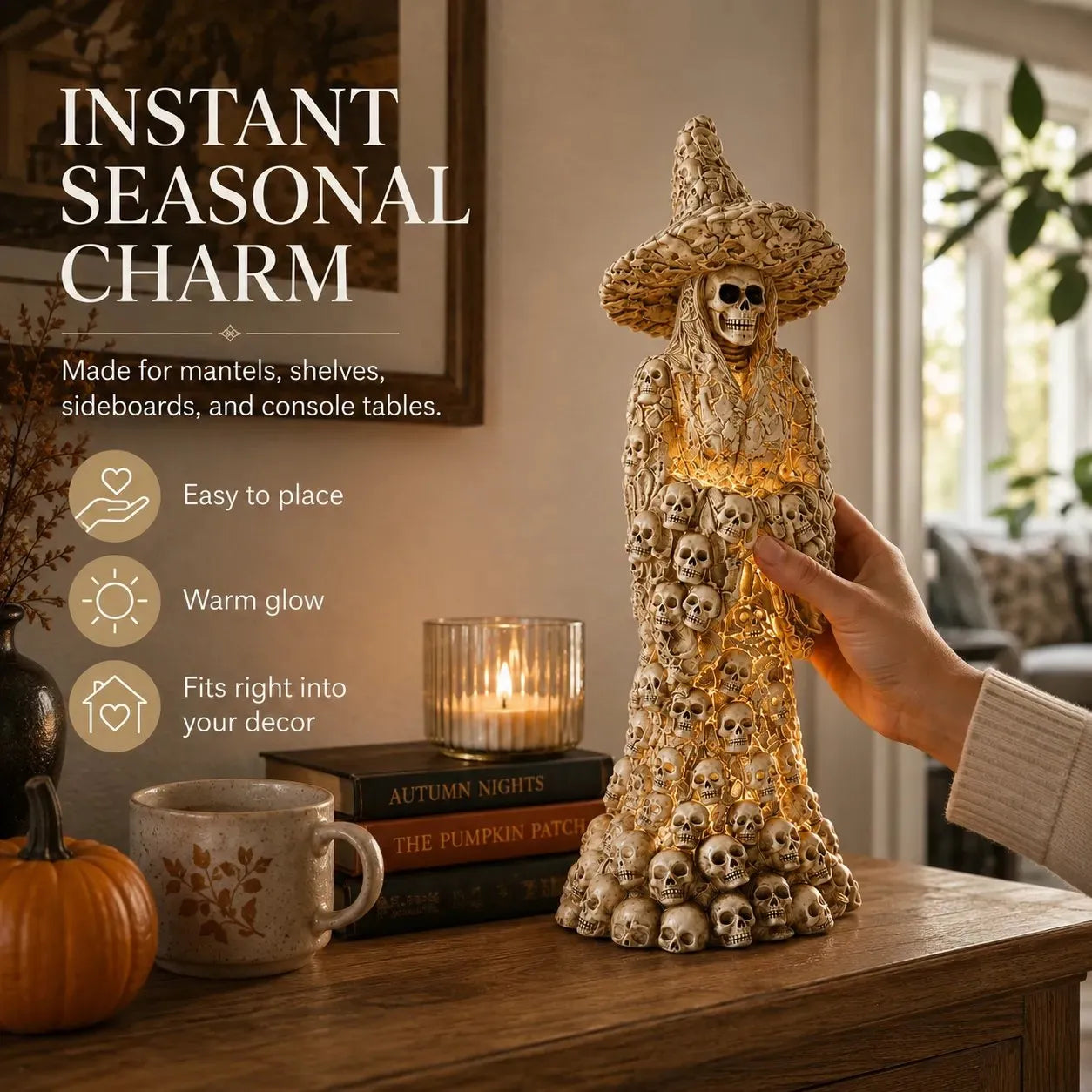 🔥Flash Sale 50% OFF-Skeleton Witch Ornament(🎁BUY 2 FREE SHIPPING)