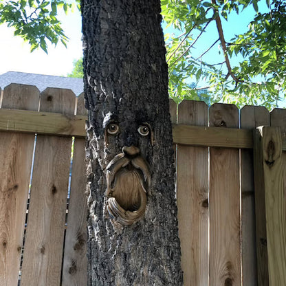 🌳🐦53%OFF Whimsical Tree Face Bird Feeder – Resin Garden Art Decor🎁
