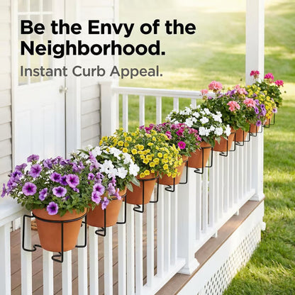 🔥2026 Hot Sale - Railing Plant Hanger🌸Easily create your dream garden.🌸