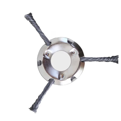 🌿 Steel Wire Trimmer Head – Heavy-Duty Weed Cutting Power ✨