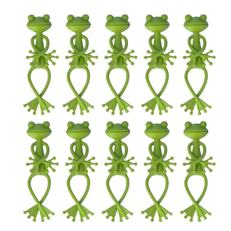 🐸🌿Multifunctional Bendable Frog Plant Clips
