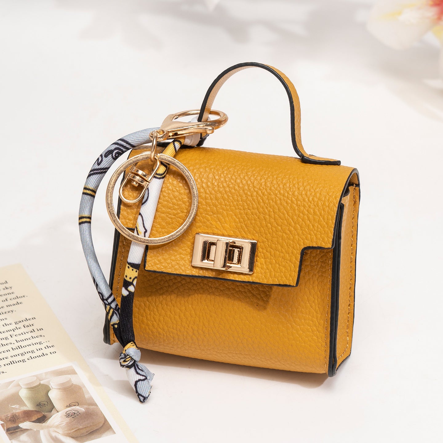 🔥Last Day $9.99👜Mini Square Bag Pendant Keychain