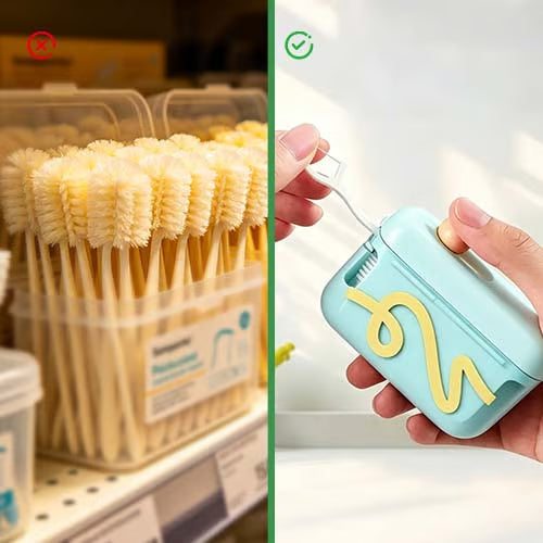 😁Portable Auto Pop-Up Dental Floss Dispenser🦷