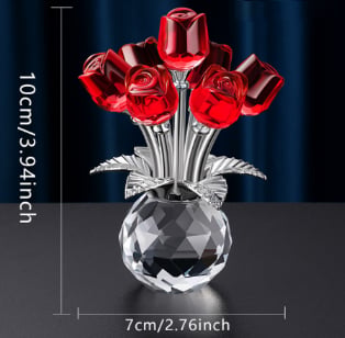 🌹Eternal Colorful Rose Ornament  – A timeless symbol of love and elegance✨