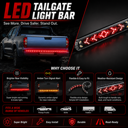 🔥Last day sale 50% OFF💡🚗60-Inch LED Tailgate Light Bar Strip