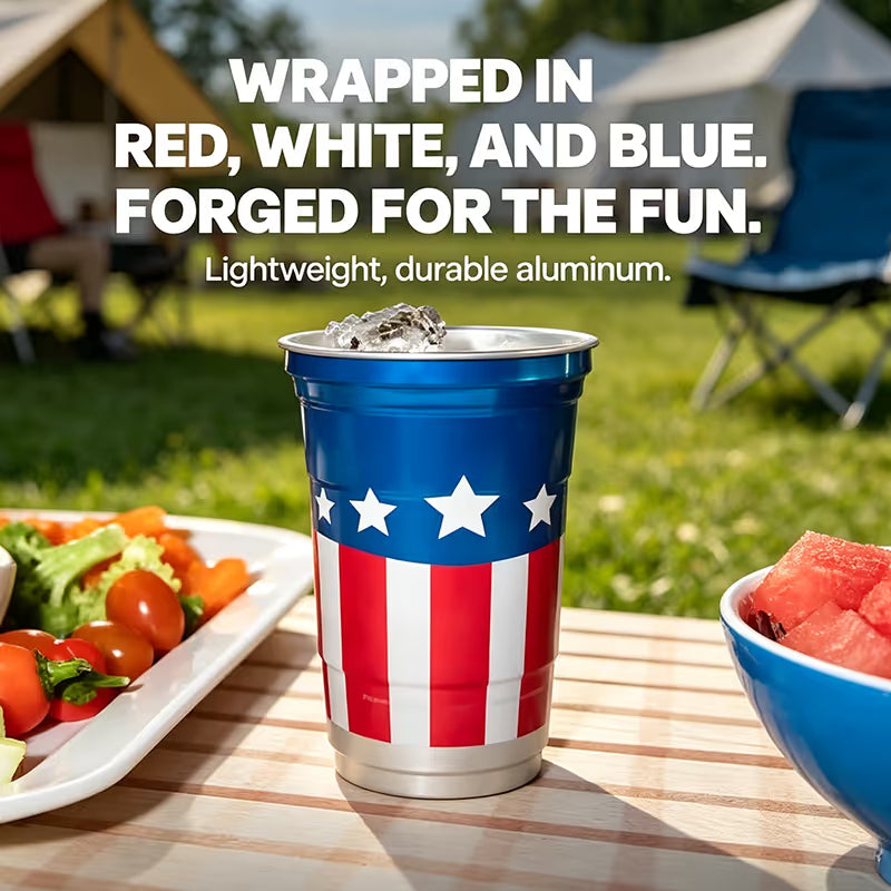 Hot Sale 49% OFF✨🔥 🇺🇸 250th Anniversary Patriotic Aluminum Party Cups