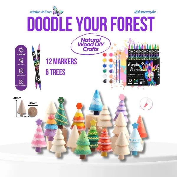 Fun DIY Wooden Tree Kit