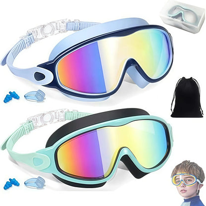 🔥 Season Hot Seller! Summer Must-Have 2-Pack Kids Swim Goggles 🏊‍♂️