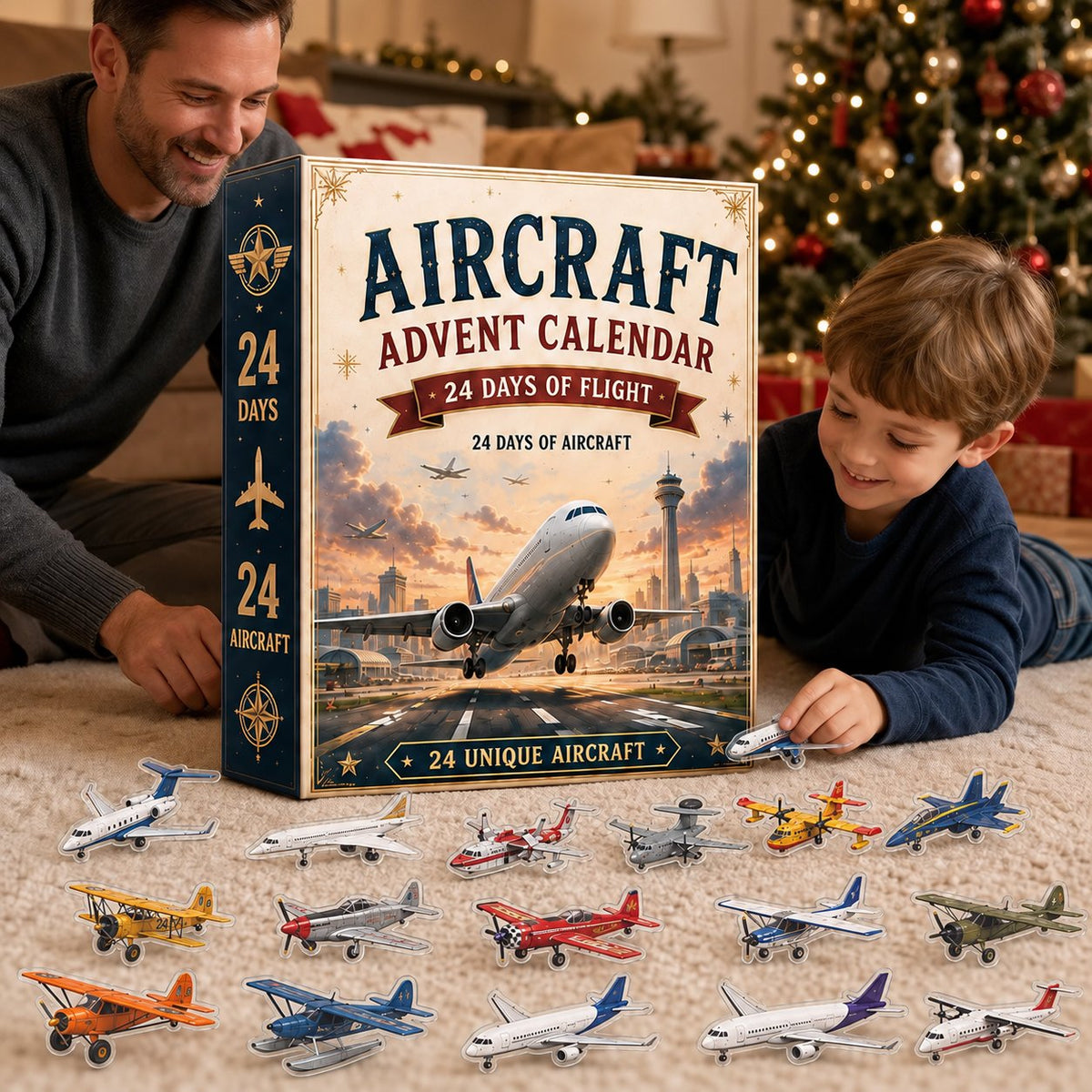 ⏳ Dernier jour : 49 % de réduction ! ✈️ Calendrier de l’ Avions 2026 | 24 jours de vol avec 24 avions miniatures, jets et objets de collection uniques 🎄🎁