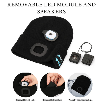 🎄Bluetooth LED Music Beanie