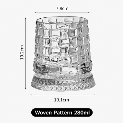 🥛💎360° Rotating Whiskey Glass Tumbler