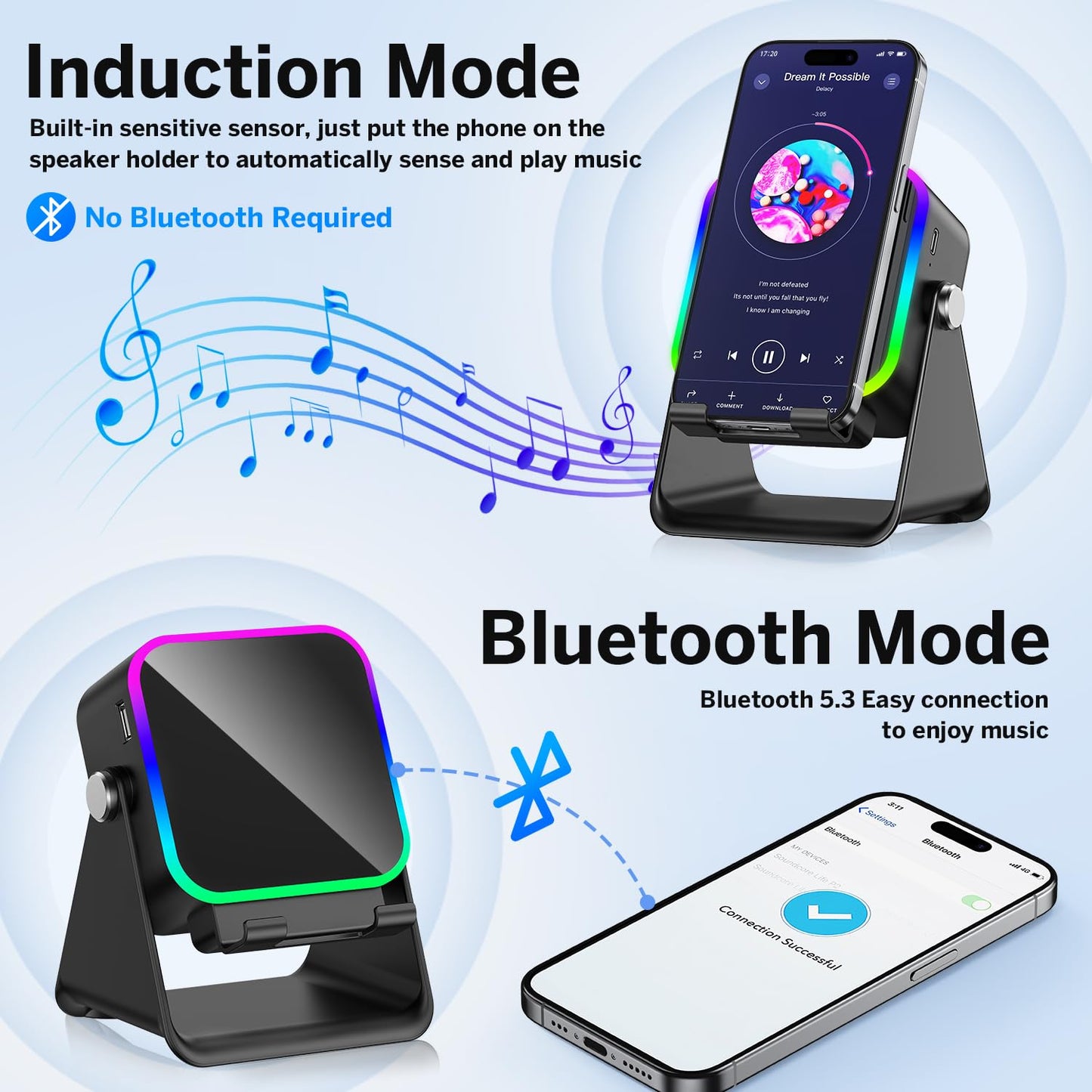 Buy 2 Save 15% Off - 5-in-1 Bluetooth Speaker with Phone Stand