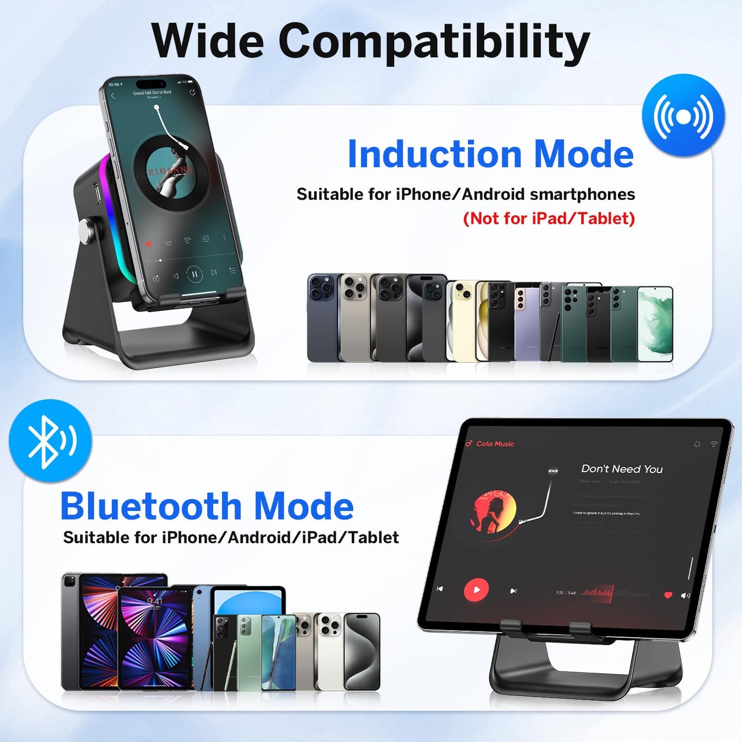 Buy 2 Save 15% Off - 5-in-1 Bluetooth Speaker with Phone Stand
